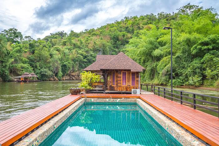 Raft Pool Villa Kanchanaburi