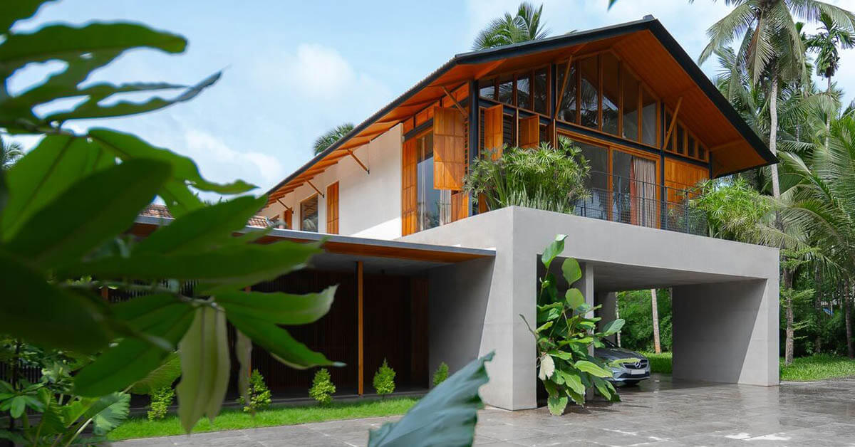 Contemporary tropical house