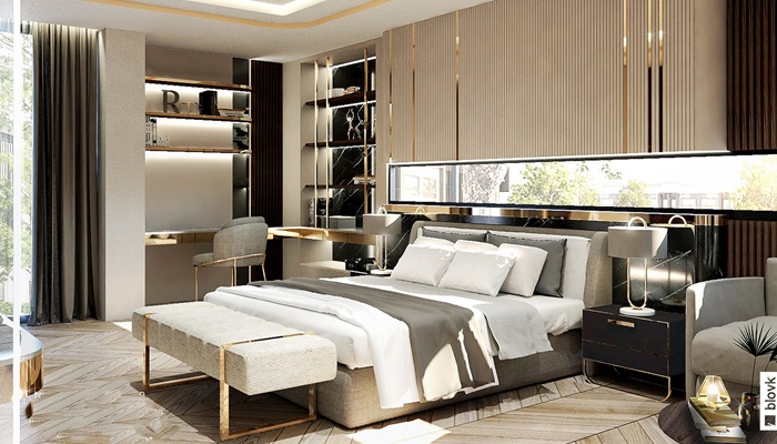 built-in bedroom modern
